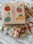 (image for) Heirloom Tomatoes Needlework Set - Pin Round & Thread Board